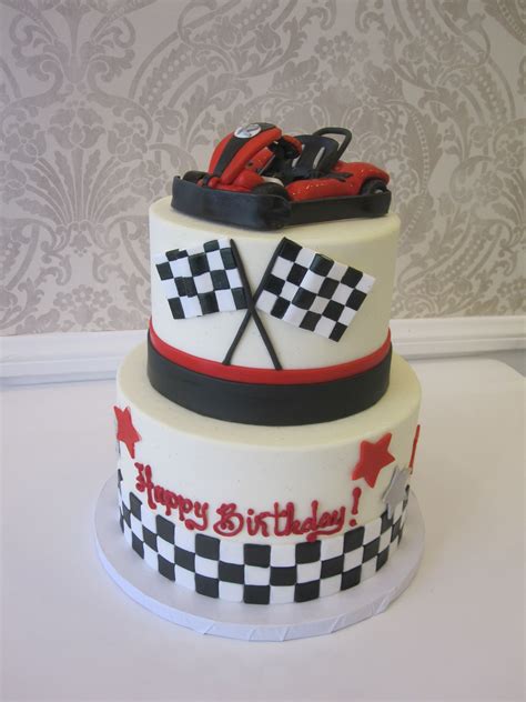 Go Kart Cake By Vanilla Bake Shop Racing Cake Boy Birthday Cake