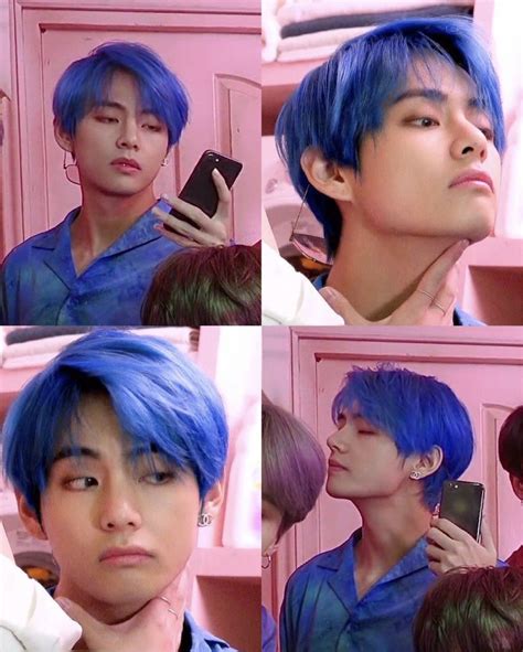 Bts4ever On Twitter Rt Vanteficient Blue Haired Taehyung