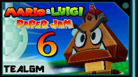Mario And Luigi Paper Jam Bros Part 6 Papercraft Megacrinkle Goomba