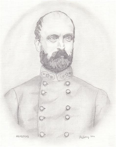 Portrait Of General Armistead Drawing By Peter Keating Fine Art America