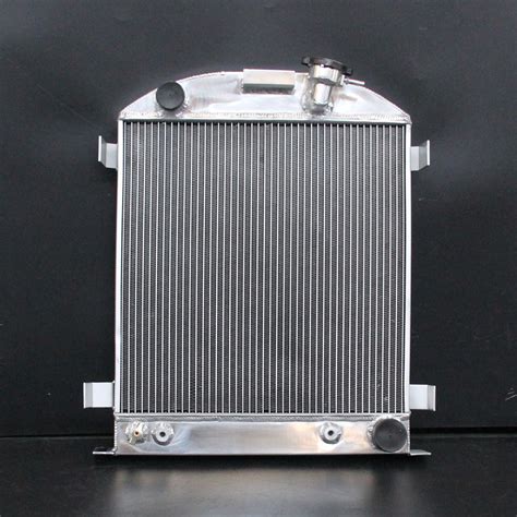 Row CORE Aluminum Radiator For Ford Chopped Chevy Engine AT MT Mm EBay