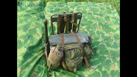 What I Carry In My Vietnam Lightweight Rucksack Youtube