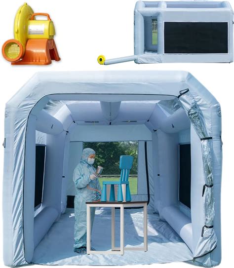 Ozis Inflatable Paint Booth 13x10x8ft Upgrade Larger Filter