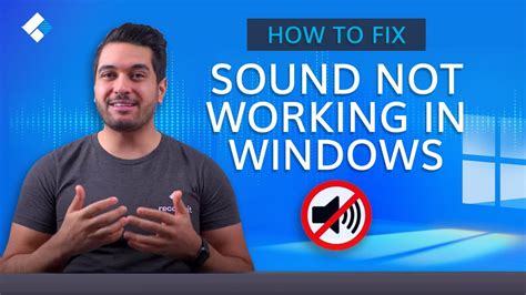 How To Fix Sound Not Working In Windows 10 9 Solutions Youtube