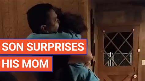 Mom And Son Surprise Reunion Video Daily Heart Beat Youtube