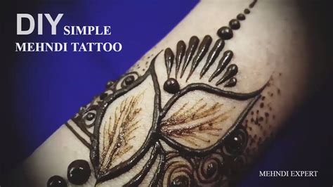 There are opinions about new mehndi designs yet. DIY Easy Henna Tattoo Step by Step Tutorial | easy and ...