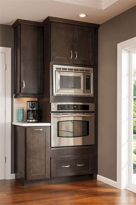 Cool 71 Best Built In Microwave Cabinet Inspirations For Beautiful