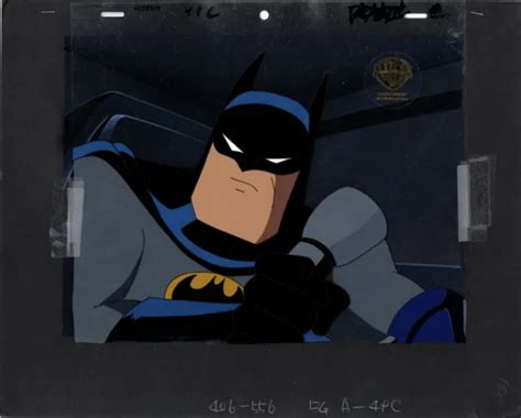 Batman Animated Series Production Cel Master Setup N Obg Warner