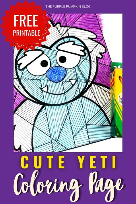 Search through more than 50000 coloring pages. Free Printable Abominable Snowman / Yeti Coloring Sheet ...