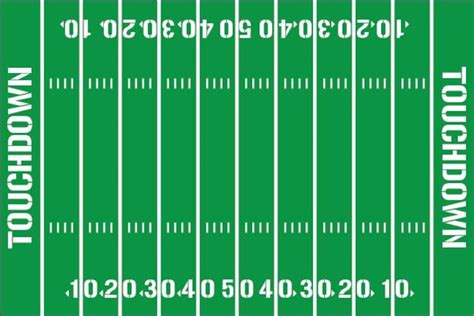 Football Field Yardline Decals Removable Vinyl 2088 Wall Decals