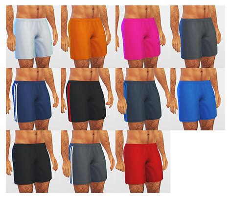 My Sims 4 Blog Athletic Shorts For Males By Lumialover Sims