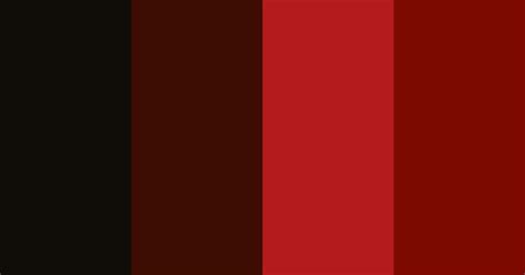Vintage Red And Black Color Scheme Black