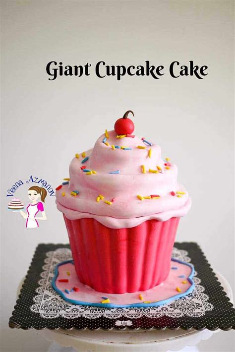How To Make A Giant Cupcake Cake Without A Pan Cake Walls