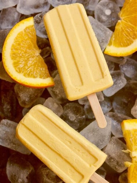 4 Ingredient Orange Creamsicles The Cheeky Chickpea