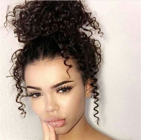 Pin By Beautifull 🤤 🍯 On Natural Curly Hairstyles Ideas Mixed Curly Hair Curly Hair Styles