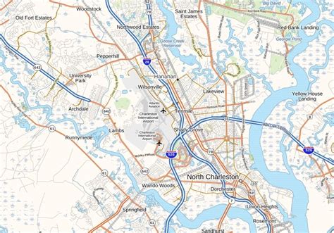 Sc Airports Map