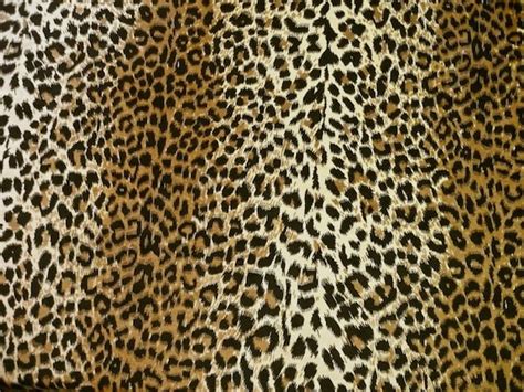 Leopard Print Upholstery Velvet Cotton Fabric