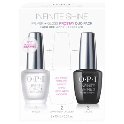 Opi Infinite Shine Gel Effects Duo Pack Primer And Gloss Prostay 2 X