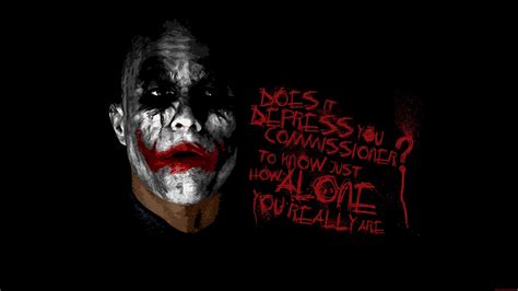 If you were to download this wallpaper, i'd recommend you to keep the desktop clean to make the. Batman The Joker typography Heath Ledger The Dark Knight ...