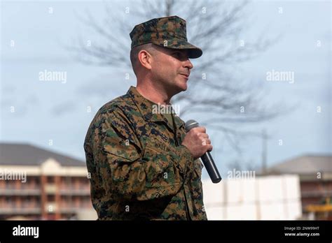 Us Marine Corps Sgt Maj Joseph R Walling Incoming Sergeant Major