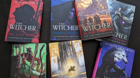 The Witcher Books Hardcover Collectors Editions Overview Youtube