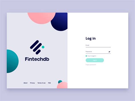 Fintechdb Login By Dario For Freaks And Dreamers On Dribbble