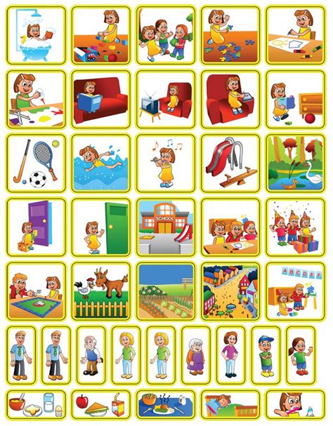 Pictogrammen maken je boodschap extra duidelijk voor leerlingen en ouders. Dagsetje - 39 magneet pictogrammen ( meisje ...