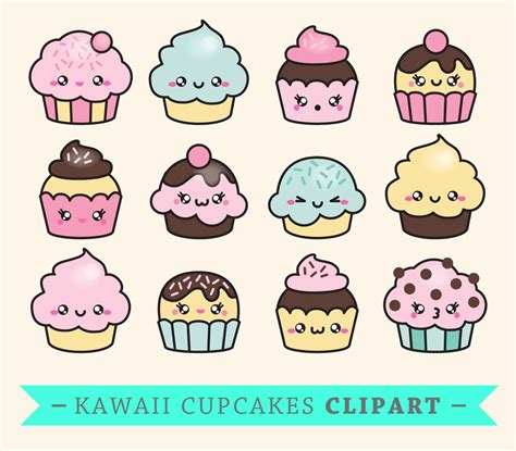 Kawaii Clipart Cupcake Kawaii Cupcake Transparent Free For Download On