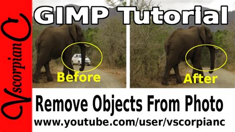 Gimp Tutorial How To Remove People Or Objects From Photos By Vscorpianc Youtube
