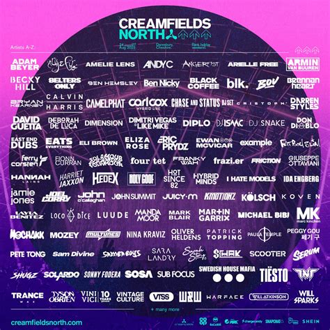 Creamfields North 2023 Lineup Tickets Prices Rumours Live