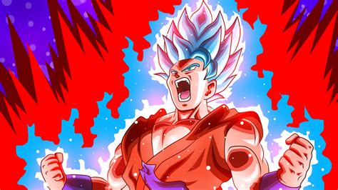 Want to take overpowered even further than ever? Goku Super Saiyan Blue Kaioken by rmehedi on DeviantArt