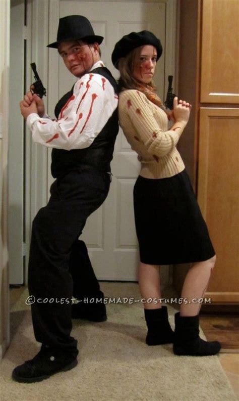 Coolest Zombie Bonnie And Clyde Couple Costume Couples Costumes