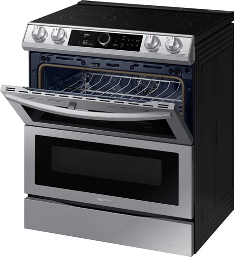 Samsung Ne63t8751ss 30 Inch Slide In Electric Smart Range With 5