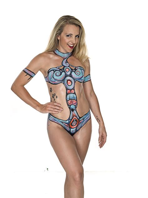 Dani And The Painted Swimsuit Real Or Bodypaint My Team Flickr