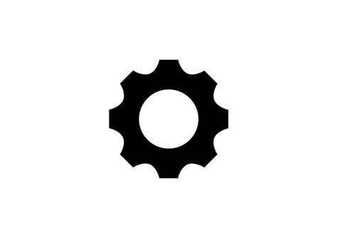 Single Gear Wheel Icon