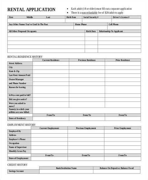 Going through rental applications takes time, so the more information a tenant provides early on the best bit? 28 Tenant Information form Template in 2020 (With images ...