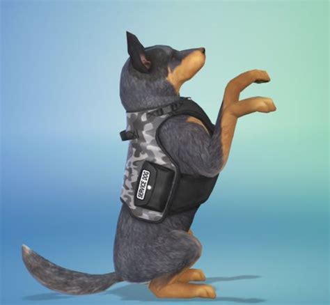 Service Dog Vest Recolor Service Dog Vests Service Dogs Sims Pets
