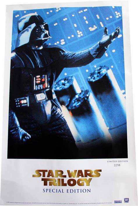 Star Wars Trilogy Special Edition Movie Poster Limited Edition Of
