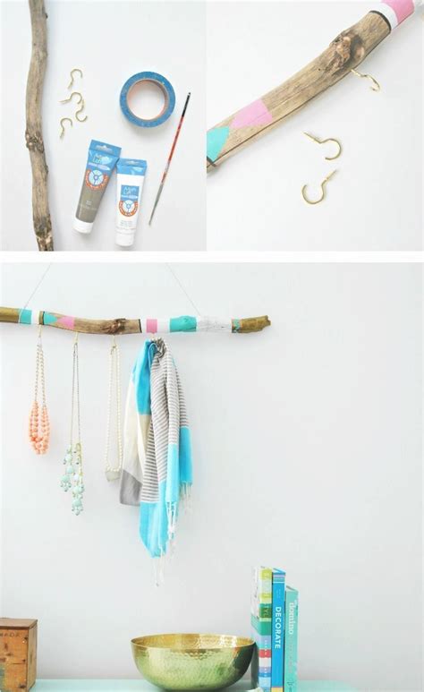 Tips On How To Make A Diy Jewellery Hanger With Driftwood En 2020