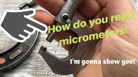 How To Read Micrometers For Beginners Youtube