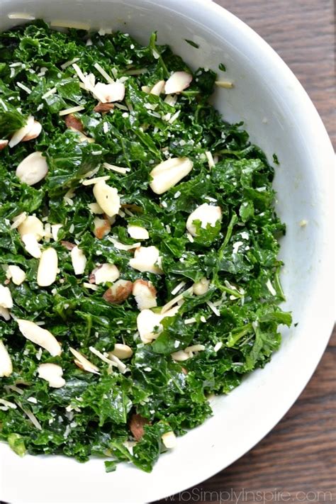 Simple Kale Salad With Lemon Vinaigrette To Simply Inspire