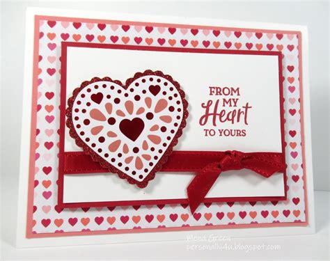 Personally Yours Stampin Up From My Heart Specialty Designer Series
