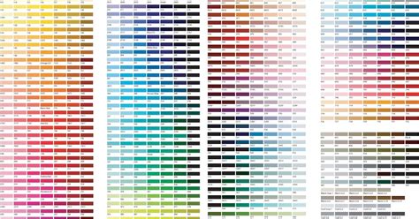 Vectores De Sublimación Pantone De Colores Para Ilustrador