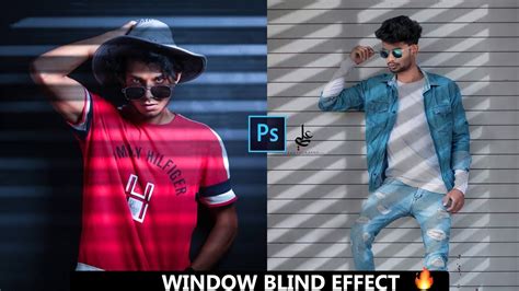 Windows Blind Shadow Effect In Photoshop Aesthetic Shadow Portrait