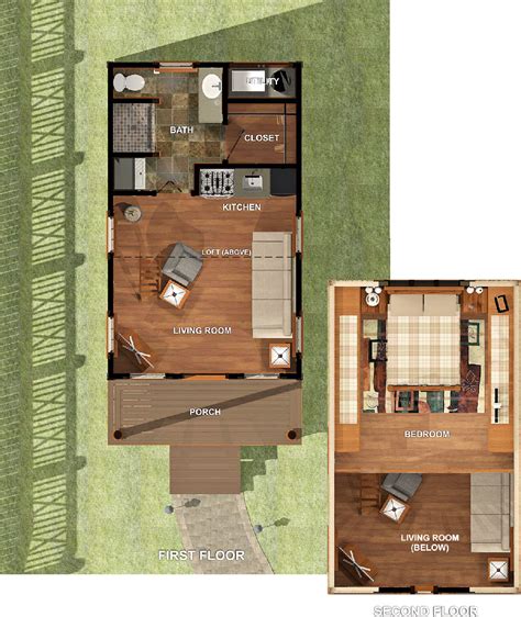 In addition, they're easier to maintain given the lighter. Texas Tiny Homes | Plan 448