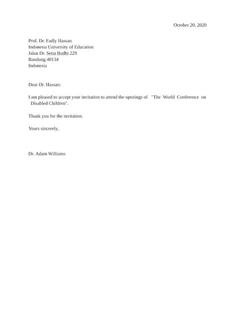 Acceptance Letter Samples and Their Significance for Business - Englet