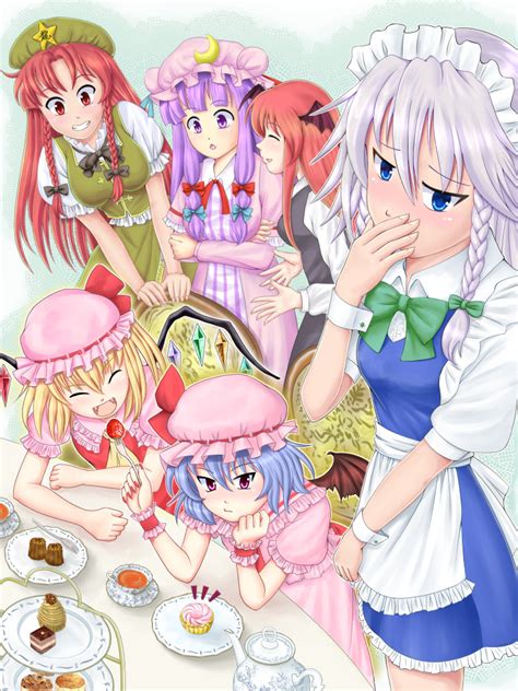 Remilia Scarlet Izayoi Sakuya Flandre Scarlet Patchouli Knowledge