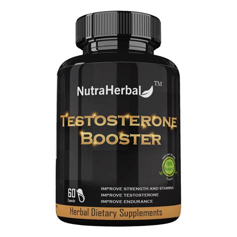 Testosterone Booster Sexual Health Supplement 60 Capsule Herbal Capsules Non Prescription At