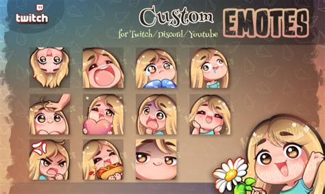 Draw Cute Twitch Emotes In Chibi Style For You By Moncsy Fiverr