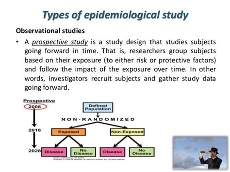 There are two main types of epidemiological studies: Epidemiological statistics I
